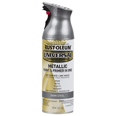 Rust-Oleum Universal Premium Metallic Spray Paint Can [ HK LOCAL ONLY ]-Dark Steel