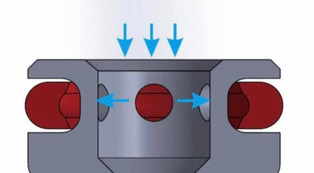 CL Project @A+Studio Novel Design Piston Head for Marui TM Spec Hi-Capa & 1911 Standard Blow Back Housing BBU - GBBP Series