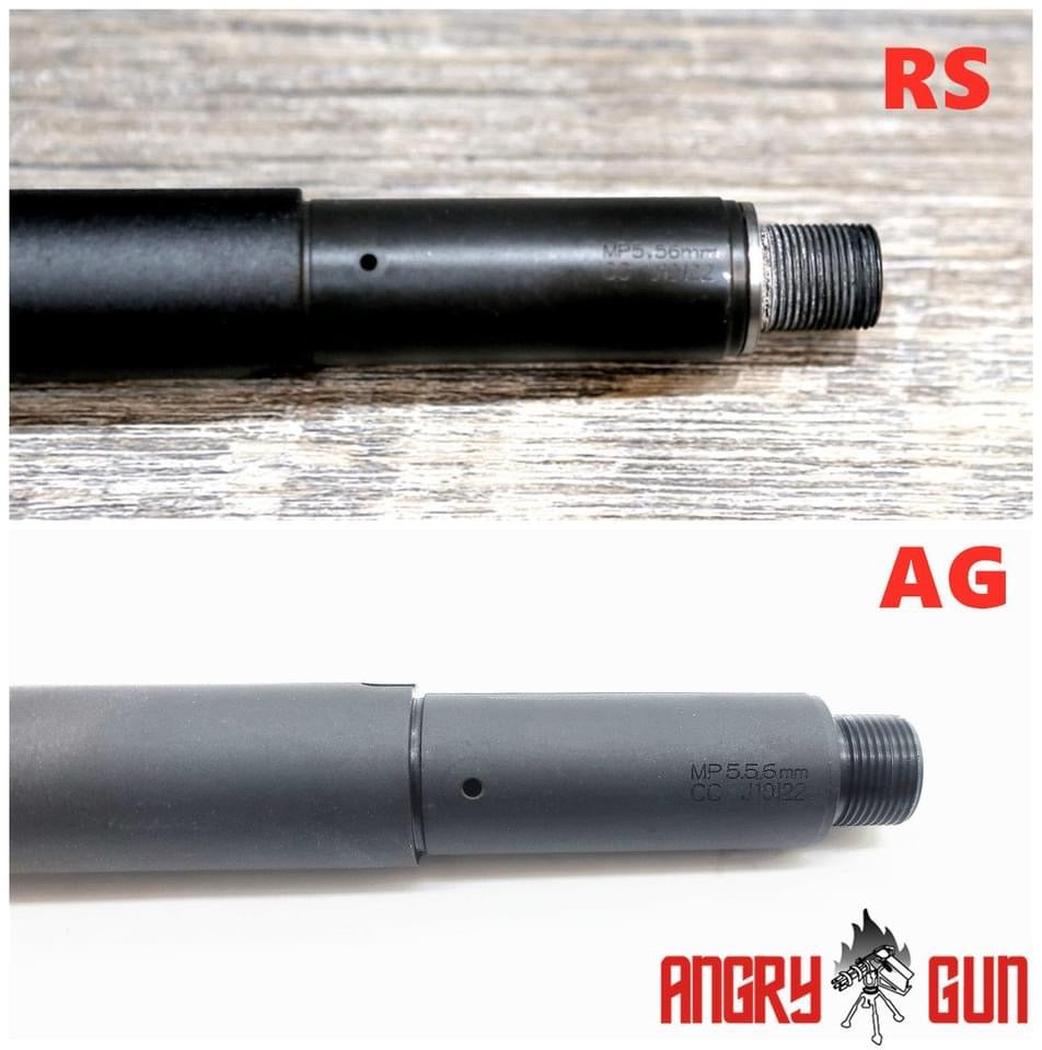 Angry Gun L119A2 10" & 15.7" Outer Barrel Set For Marui TM M4 MWS GBB Series / Marui Next Gen EBB Series- Marui Next Gen EBB Version