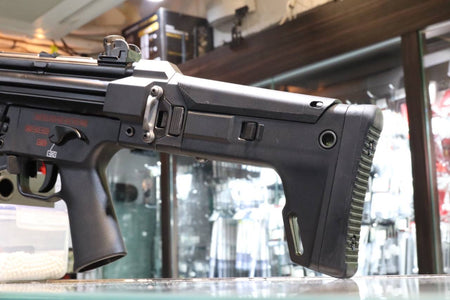 Bow Master GMF Folding Stock For UMAREX / VFC HK53 MP5 GBB & Marui TM MP5A5 Next Gen AEG Series ( Masada Style Multi-Adjustable )