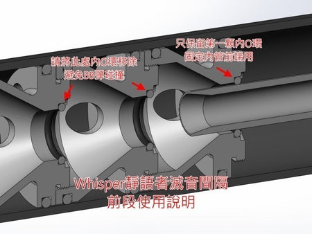 Maple Leaf WHISPER Bull Barrel Spacer for VSR-10