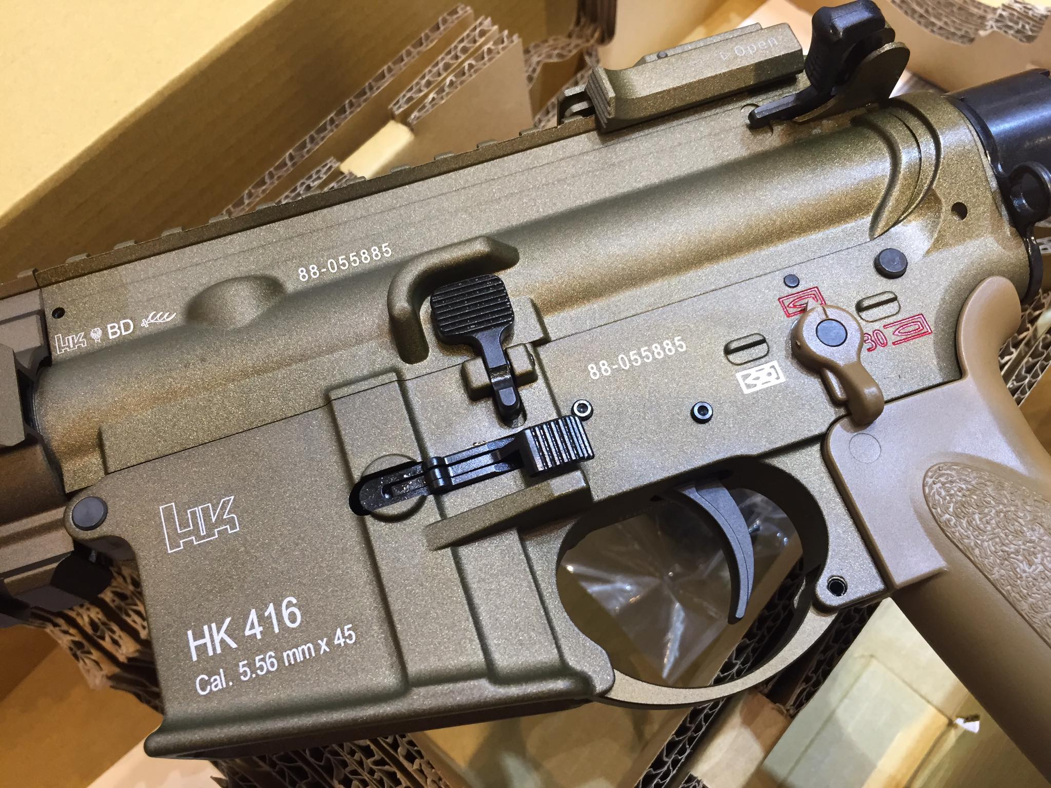 Umarex HK416 A5 GBBR - TAN ( Asia Edition ) ( by VFC ) ( H&K 416A5 )