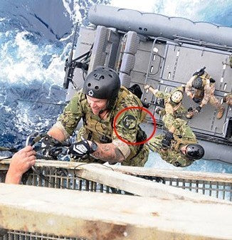 Navy Seals Team 3 Horseman Patch ( AOR1 ) ( Free Shipping )