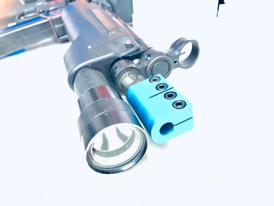 Bow Master Dummy “ MP5 Training “ Conversation Kit For MP5 Airsoft ( Muzzle Devices )-Silver