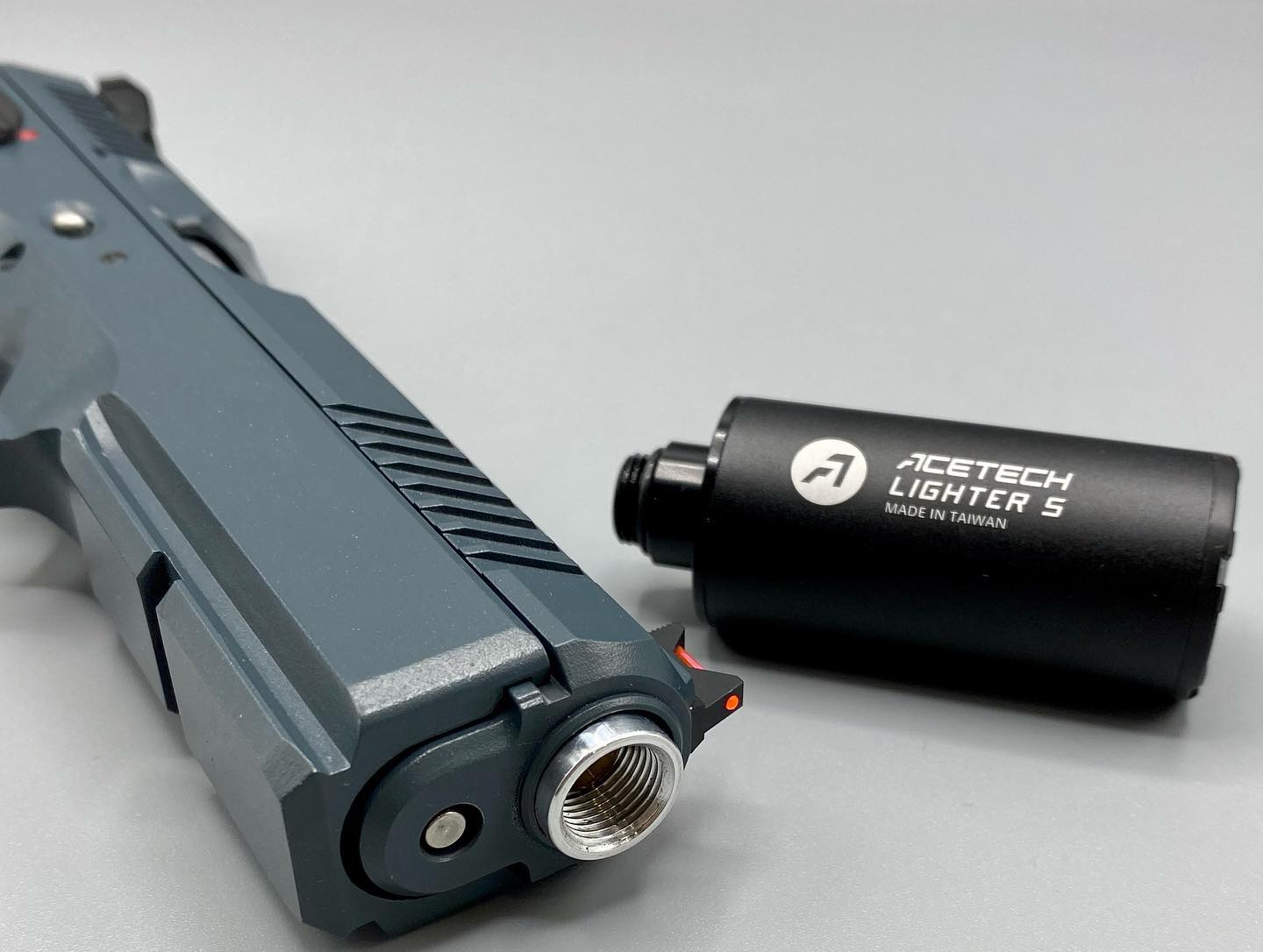 CL Project 7075 Aluminum Fixed Outer Barrel for ASG KJ CZ Shadow 2 GBBP Series ( 11mm CW Threaded )-No Threaded-Black