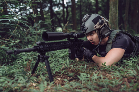 GHK Colt MK12 MOD 1 GBB Rifle Airsoft ( Forging Version ) ( Cybergun Colt Licensed )