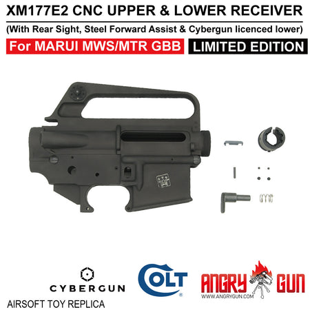 Angry Gun CNC Aluminum XM177E2 Upper & Lower Receiver Conversion Kit for Tokyo Marui M4 MWS GBBR Series ( Limited Edition ) ( CAR-15 XM177 / M-177 Commando )