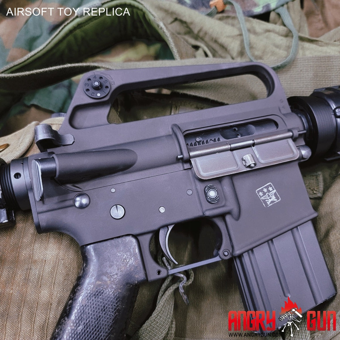 Angry Gun CNC Aluminum XM177E2 Upper & Lower Receiver Conversion Kit for Tokyo Marui M4 MWS GBBR Series ( Limited Edition ) ( CAR-15 XM177 / M-177 Commando )