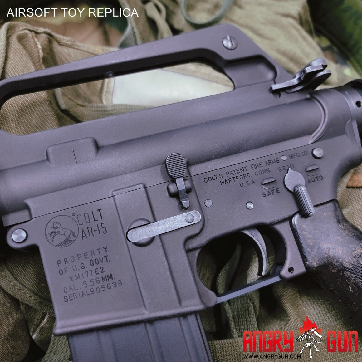 Angry Gun CNC Aluminum XM177E2 Upper & Lower Receiver Conversion Kit for Tokyo Marui M4 MWS GBBR Series ( Limited Edition ) ( CAR-15 XM177 / M-177 Commando )