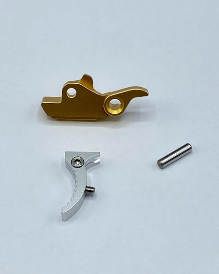 CL Project 7075 Aluminum Adjustable Trigger for DW 715 Revolver ( Black / Silver )-Silver