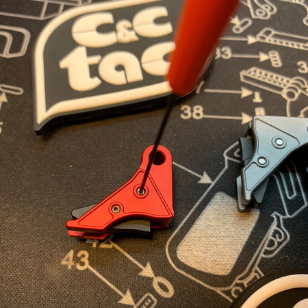 C&C Tac OP Style CNC Aluminum Trigger For Tokyo Marui G Series ( G Model )-DDC ( Desert Dirt Color )