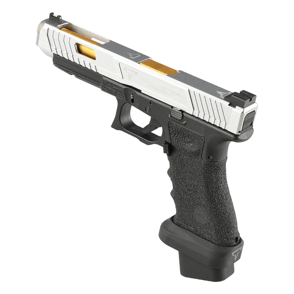 EMG TTI Combat Master G34 JW2 GBB Pistol Alumium Slide Ver. ( GHK Glock 17 GBBP System ) ( John Wick 2 ) ( Grey )