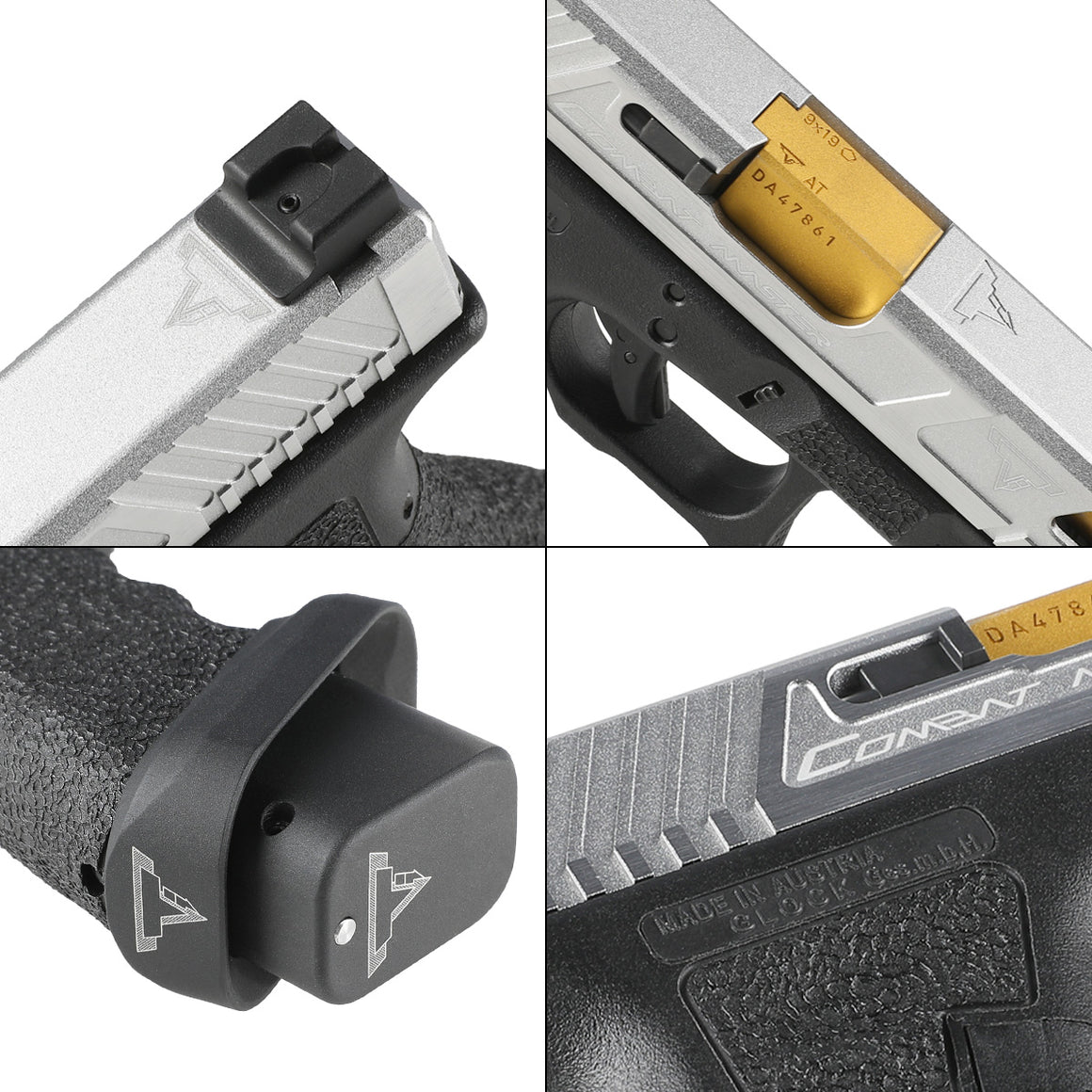 EMG TTI Combat Master G34 JW2 GBB Pistol Alumium Slide Ver. ( GHK Glock 17 GBBP System ) ( John Wick 2 ) ( Grey )