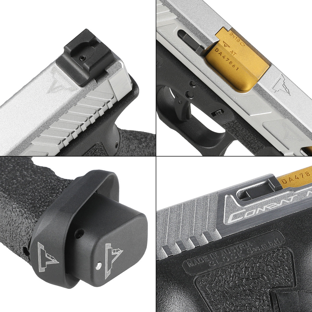 EMG TTI Combat Master G34 JW2 GBB Pistol Alumium Slide Ver. ( GHK Glock 17 GBBP System ) ( John Wick 2 ) ( Grey )
