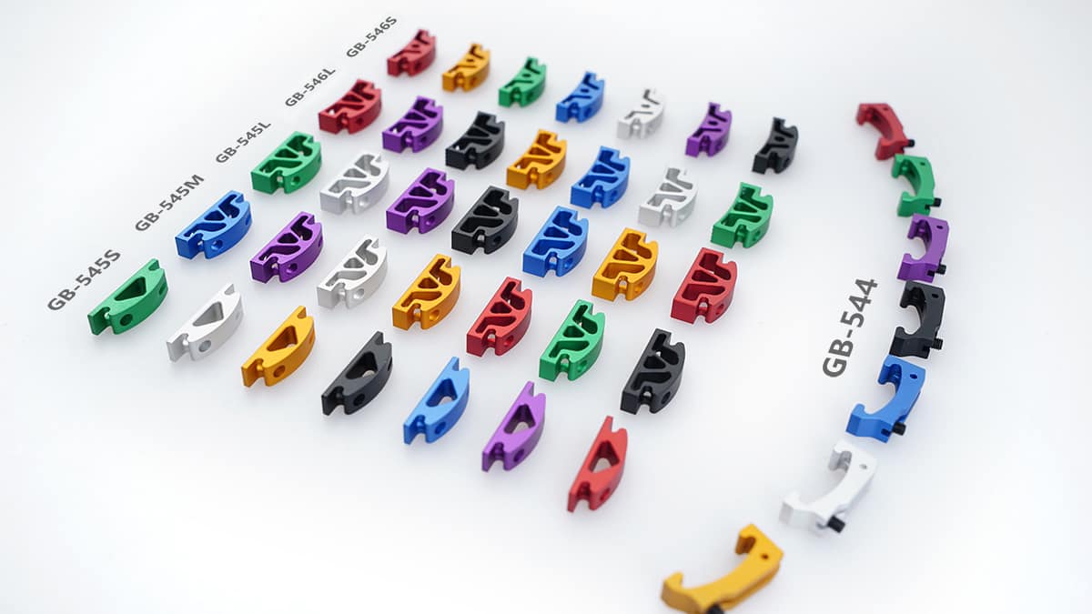 5KU Module 545 Trigger 2 Shoe A / B / C For TM Hi-Capa GBBP ( 545S / 545M / 545L )-545L-Black