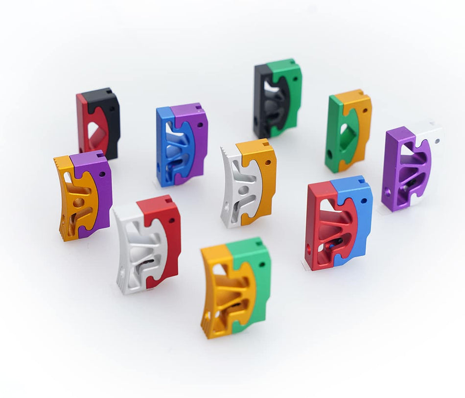 5KU Module 545 Trigger 2 Shoe A / B / C For TM Hi-Capa GBBP ( 545S / 545M / 545L )-545L-Black