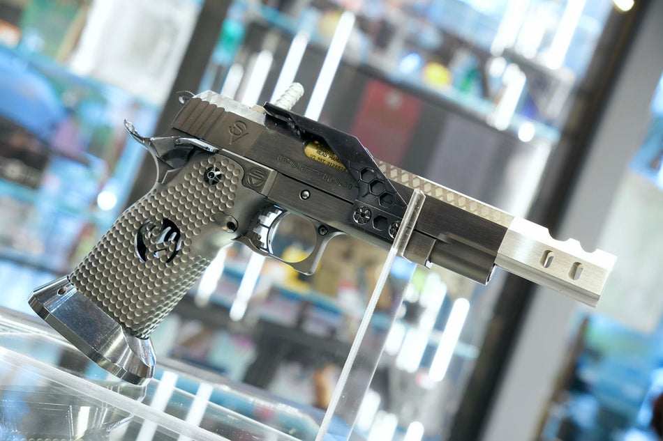 FPR Stainless INF 20th XXX IMM Style Open Hi-Capa GBB Pistol Airsoft