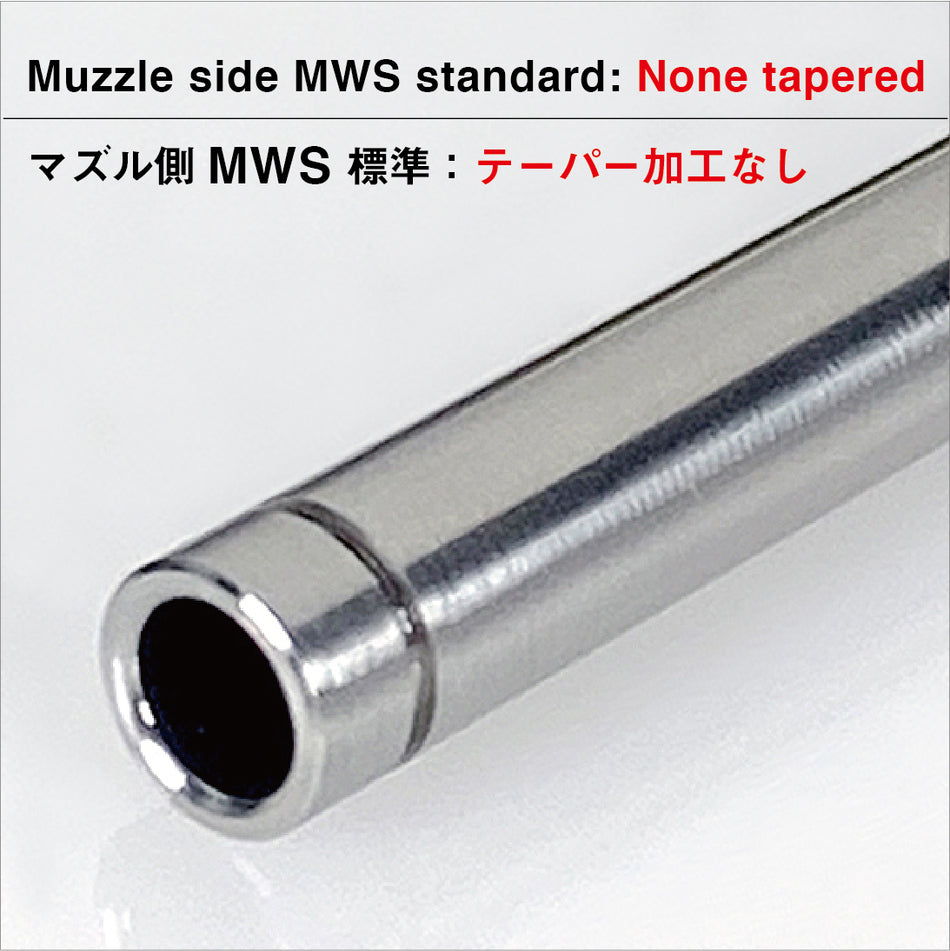 lambda 05 GBB 6.05mm Micron Class SUS 304 Stainless Steel Inner Barrel for Tokyo Marui TM GBB / MWS Spec.-112.5mm for Hi-Capa