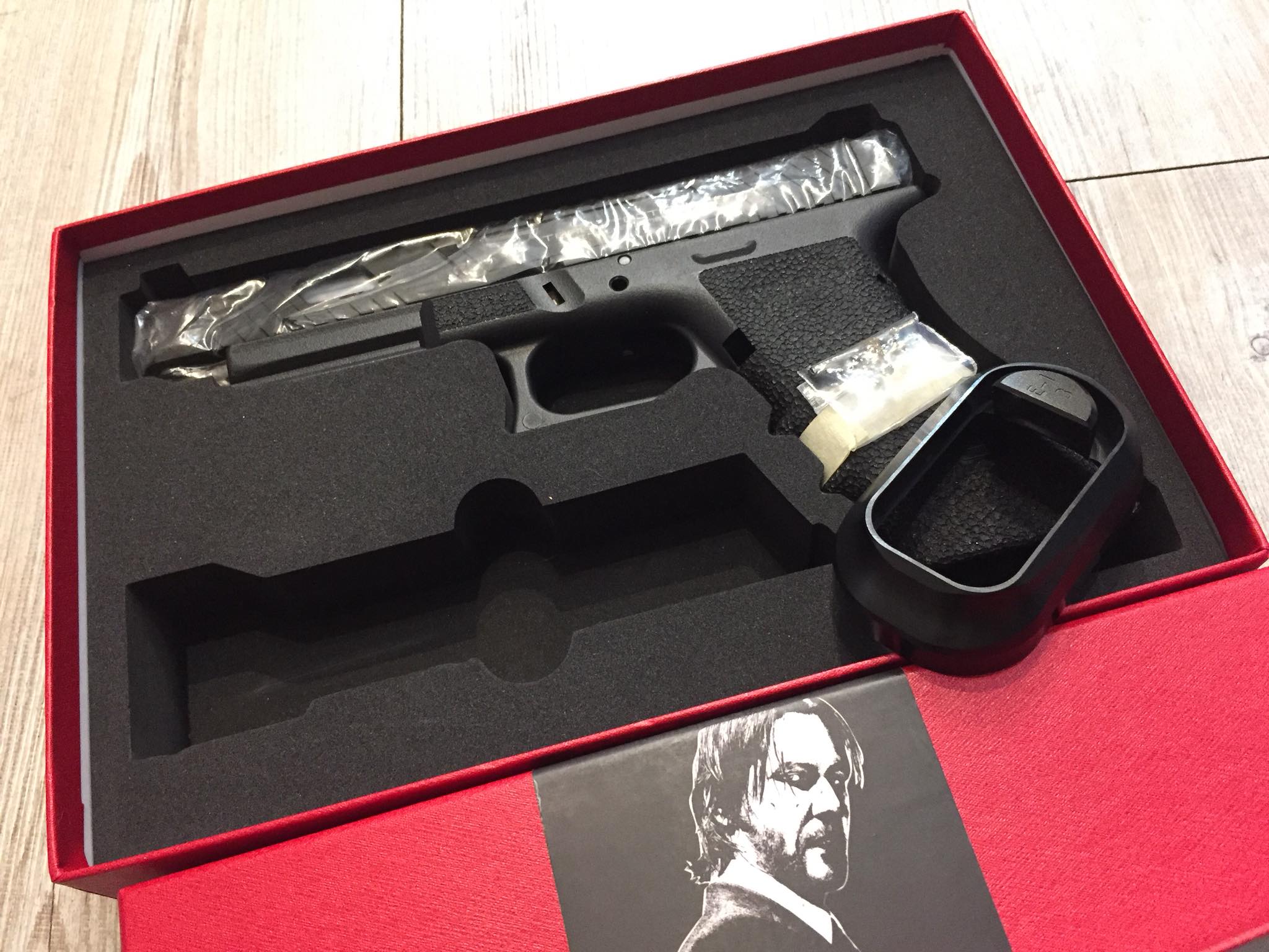 MWC T Style Model 34 JW2 Steel Slide Deluxe Combat Kit Set ( Black - Limited Edition ) ( JOHNWICK Style )
