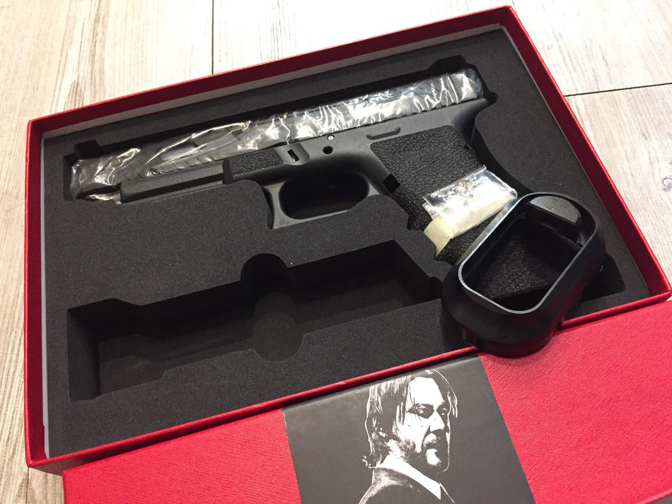 MWC T Style Model 34 JW2 Steel Slide Deluxe Combat Kit Set ( Black - Limited Edition ) ( JOHNWICK Style )