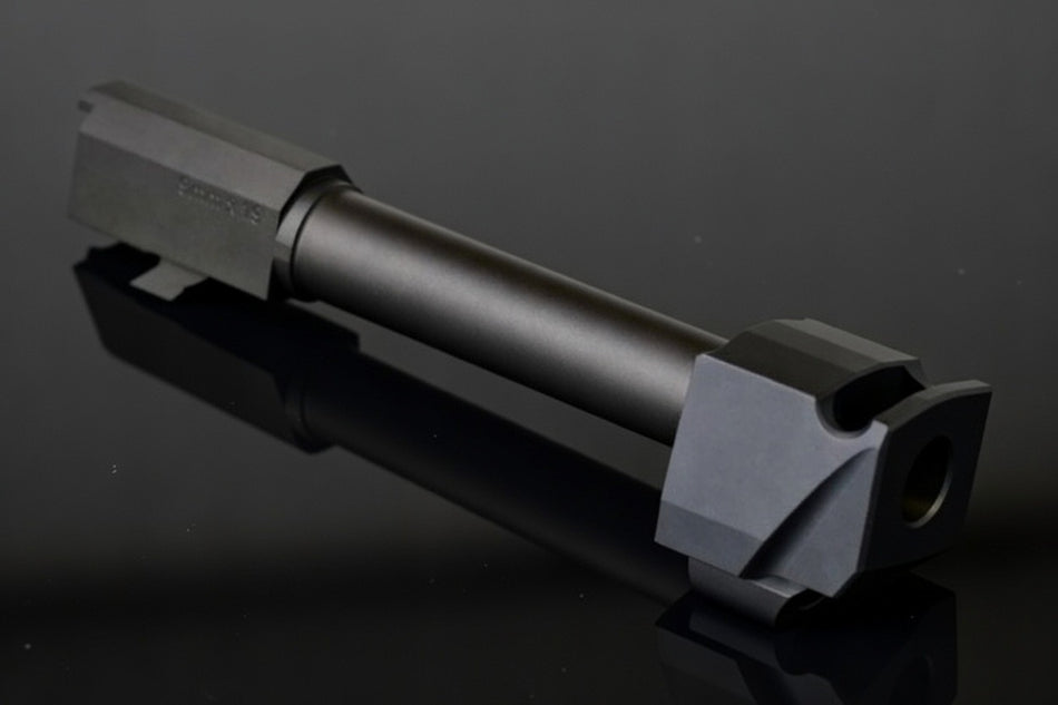 Pro-Arms PMM Style 14mm CCW Compensator with Outer Barrel Set For Umarex Walther PDP Compact GBBP