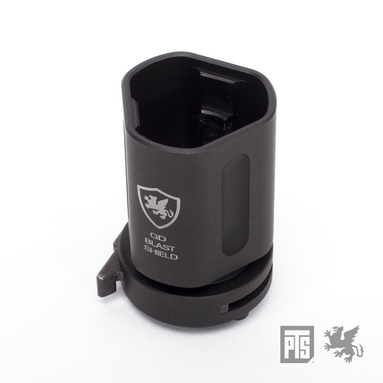 PTS Griffin Armament QD Blast Shield (Black)