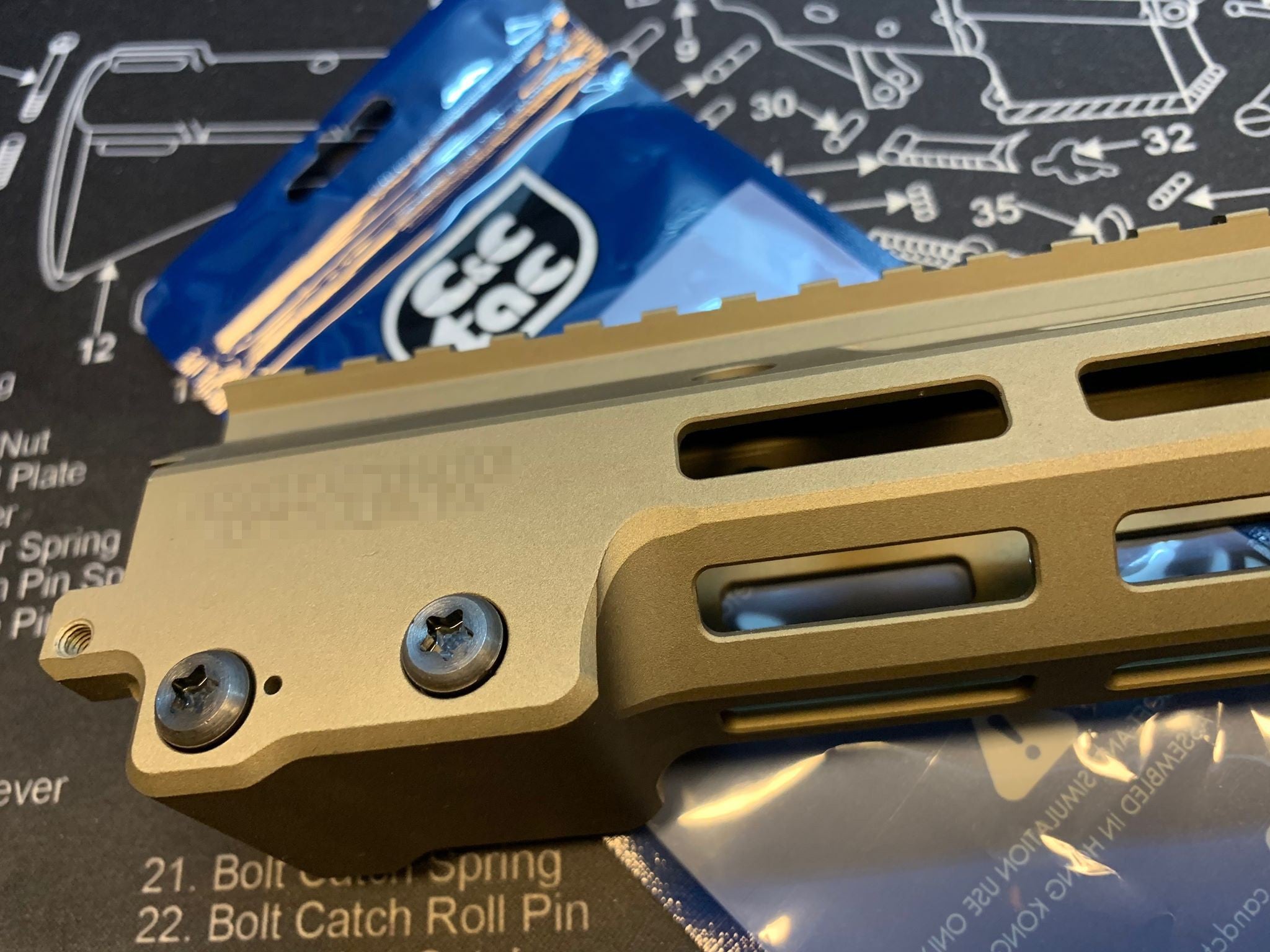 C&C Tac MK16 M-LOK 13.5 Rail Airsoft Ver. SOPMOD Block III ( NSN-Style Ver. ) ( DDC ) ( Limited Edition ) ( URGI Style )