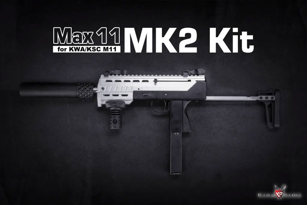 King Arms Max 11 MK2 Kit for KWA / KSC M11A4 M11 GBB ( Black )