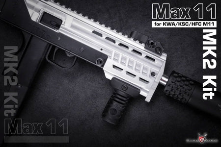 King Arms Max 11 MK2 Kit for KWA / KSC M11A4 M11 GBB ( Black )