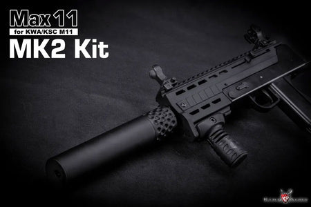 King Arms Max 11 MK2 Kit for KWA / KSC M11A4 M11 GBB ( Black )