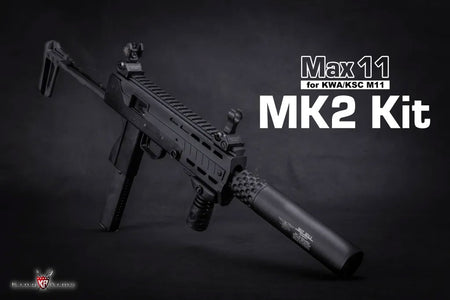 King Arms Max 11 MK2 Kit for KWA / KSC M11A4 M11 GBB ( Black )