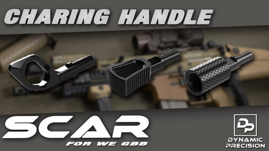 Dynamic Precision Aluminum Charging Handle For WE SCAR ( Type C BK )