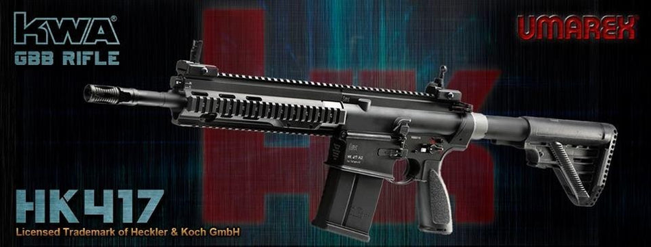 Umarex HK417 GBB Rifle - Black ( KWA )