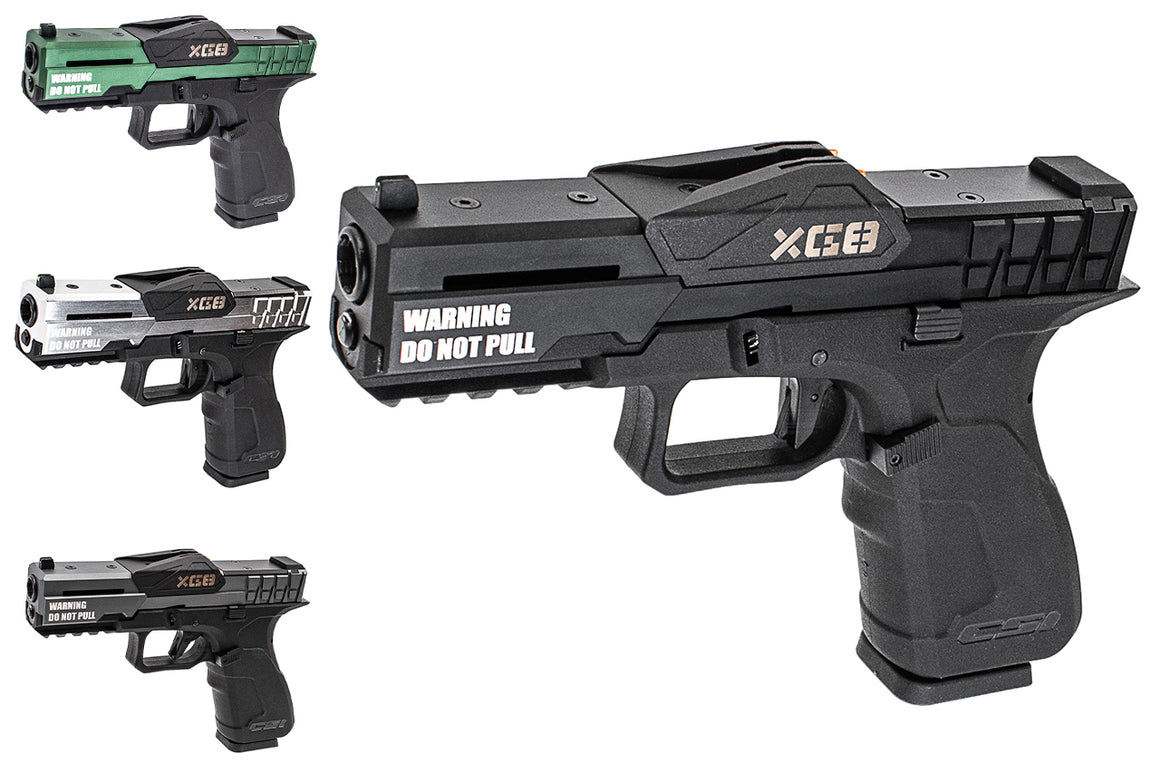 Poseidon x CSI XG-8 Close Combat Tactical GBB Pistol Arisoft-White