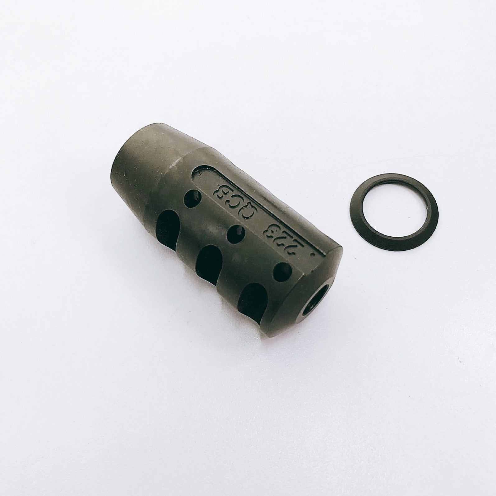 FCC QCB Style Muzzle Brake Airsoft ( 14mm CCW ) ( John Wick JW Style )