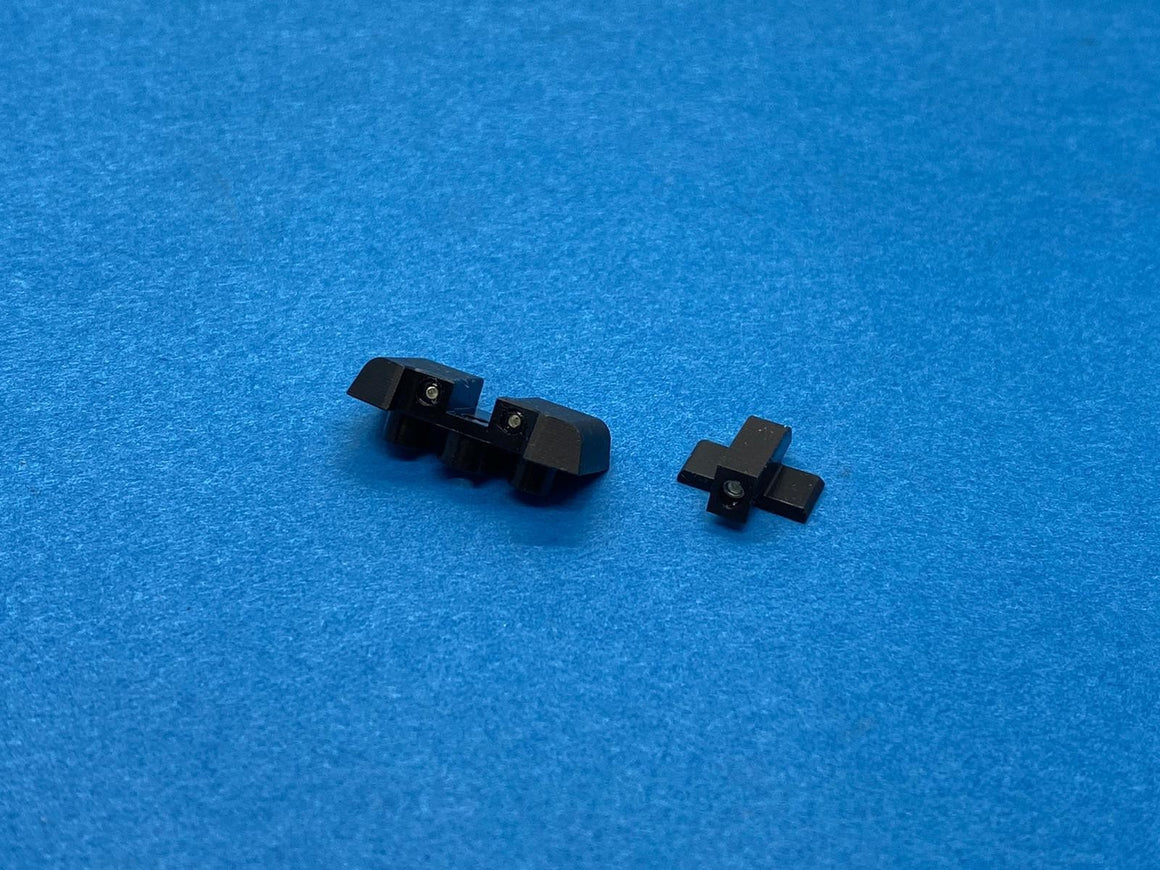 Pro-Arms Tritium CNC Steel Sight Set for For VFC/KA SIG M17 ( SIG AIR P320 M17 6mm Gas Version GBB Pistol )
