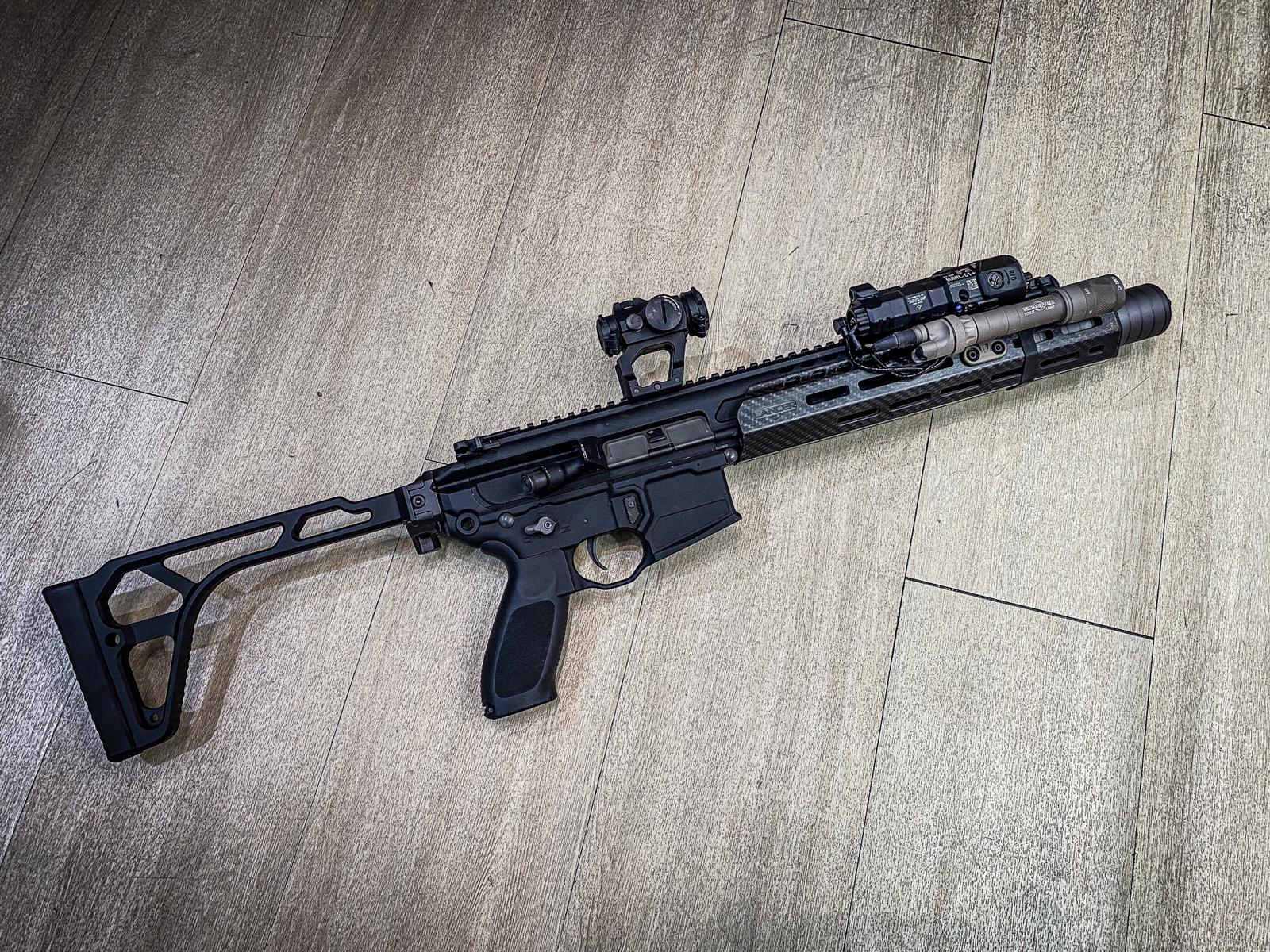 Artisan Folding Style Stock for MCX / M1913 20mm Rail ( DE )