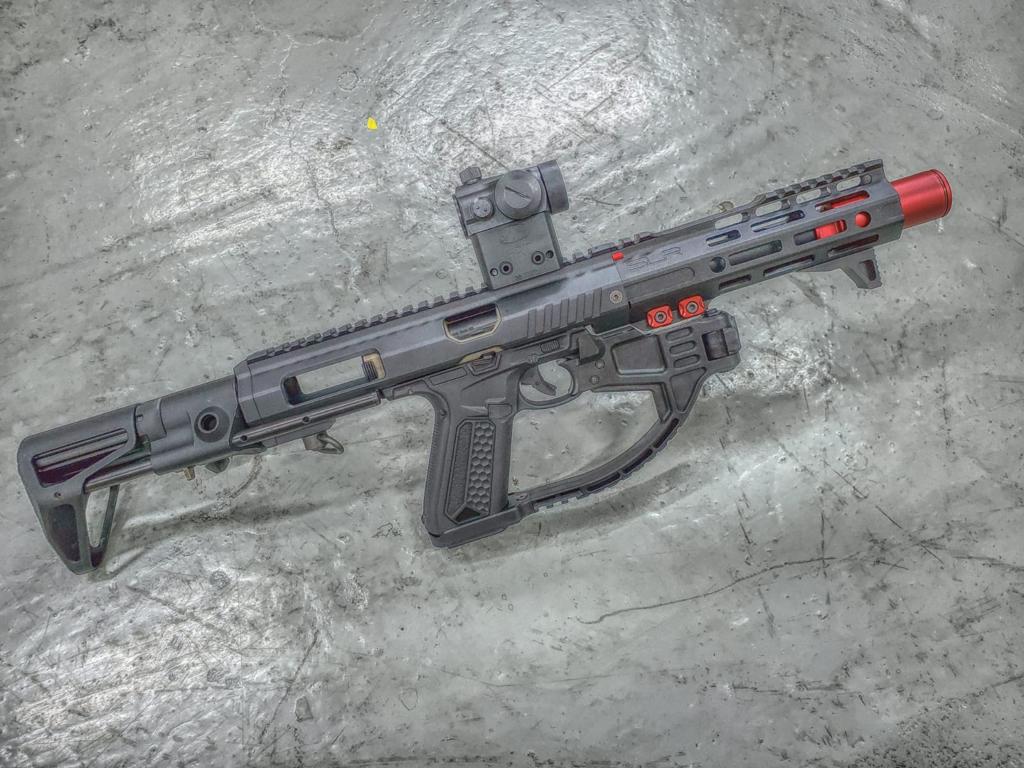 C&C Tac AI 01 V3 Rifle Kit for AAP01 / AAP01C GBBP ( Action Army AAP-01 / AAP-01C ) ( Version 3 Compatible AEG M4 AR Stock / M1913 20mm Picatinny Rail Stock )