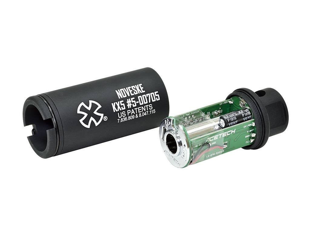 NOVESKE KX5 Tracer Ready Flash Hider with Acetech Lighter S Tracer Unit ( 14mm CCW )