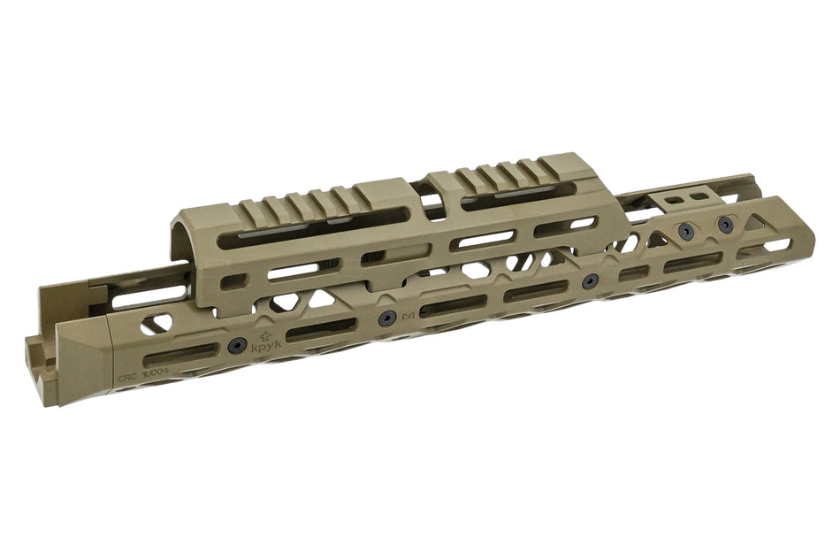 5KU KPYK Style 1U004B Extended Handguard & Upper Gas Tube Cover For CYMA AKM / AK74 AEG Series