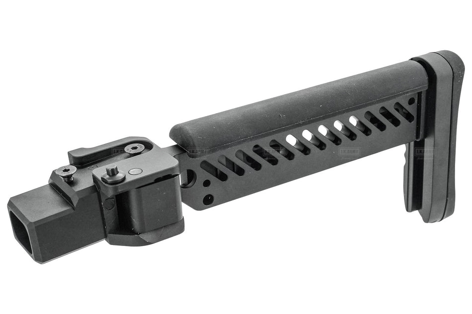 5KU PT-5 Style Side Folding Stock For GHK AKM V3 GBB Series ( Black / Tan )