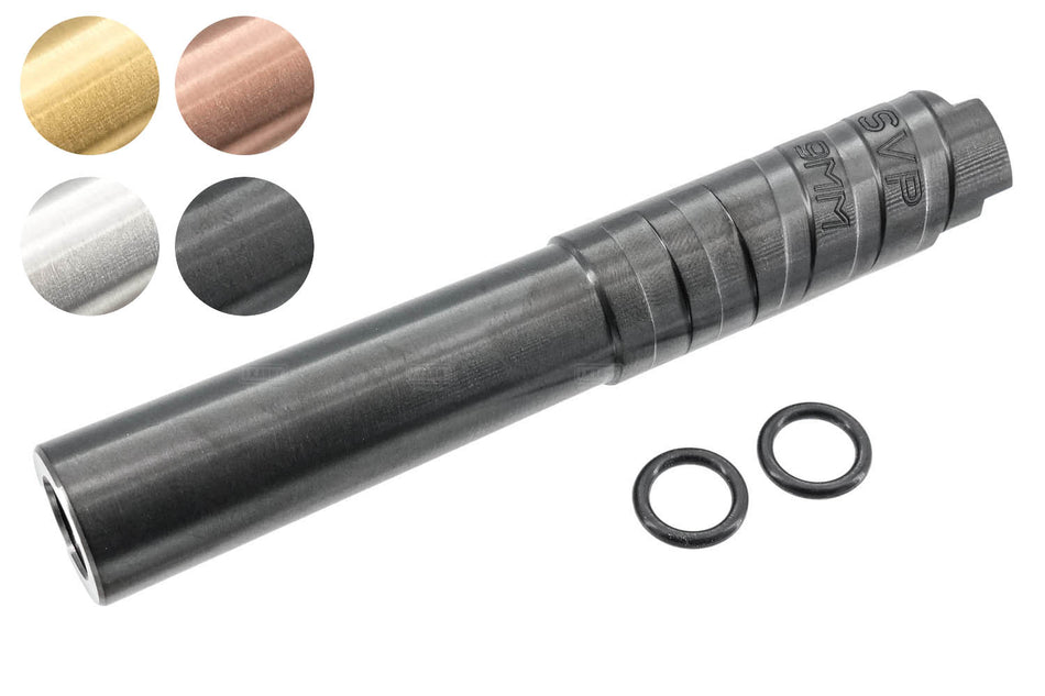 5KU 4.3 Inch INF SVP Style Stainless Barrel 9MM For Marui TM Hi-Capa 4.3 GBBP Series