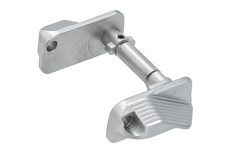 5KU Stainless Steel Thumb Safety Type D For KJ Shadow 2 / TS 2 GBBP Series ( Silver )