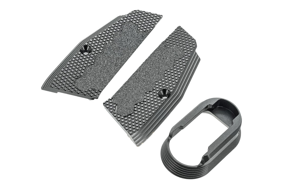 5KU Aluminum Short Grip Panel and Magwell For ASG KJ Shadow 2 GBBP Series