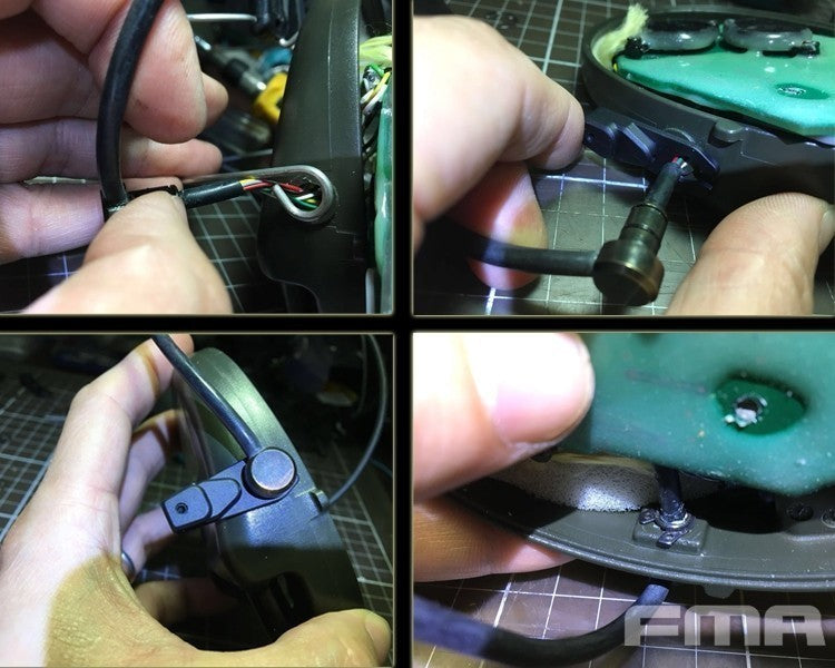 FMA FARA OTH Headset ( DE ) ( Headset and Helmet Rail Adapter )