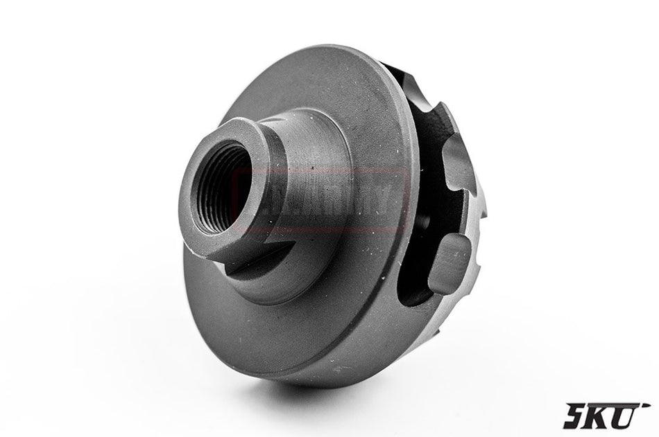 5KU Cookie Cutter Flash Hider for Airsoft ( Type 2 ) ( 14mm CCW )