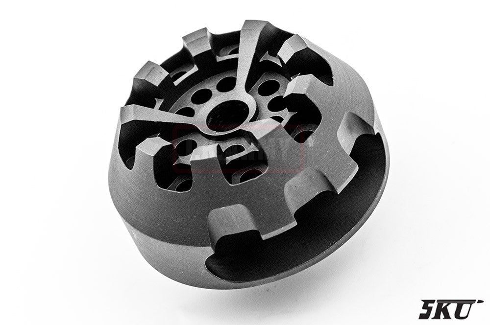 5KU Cookie Cutter Flash Hider for Airsoft ( Type 2 ) ( 14mm CCW )