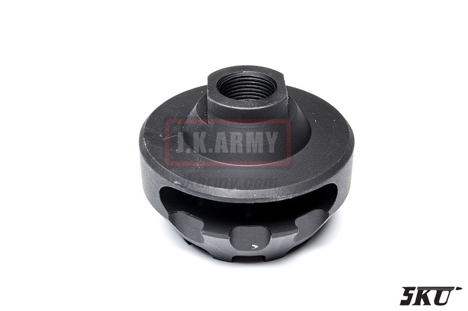5KU Cookie Cutter Flash Hider for Airsoft ( Type 1 ) ( 14mm CCW )