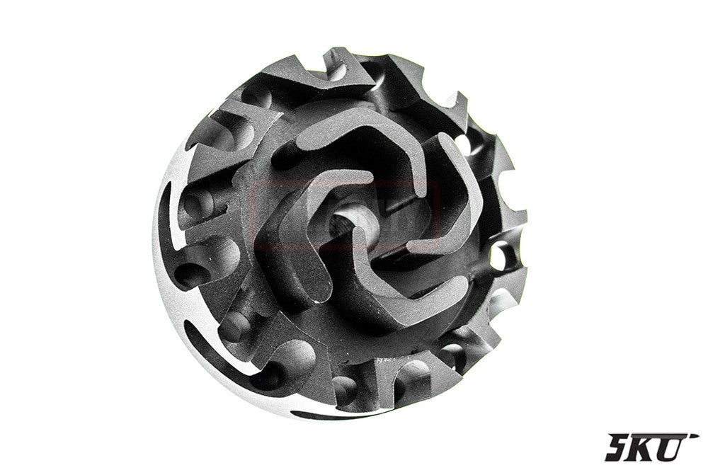 5KU Cookie Cutter Flash Hider for Airsoft ( Type 3 ) ( 14mm CCW )