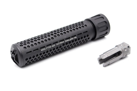 5KU KAC Style 180mm 556 QDC Dummy Suppressor / Barrel Extension 14mm CCW Black